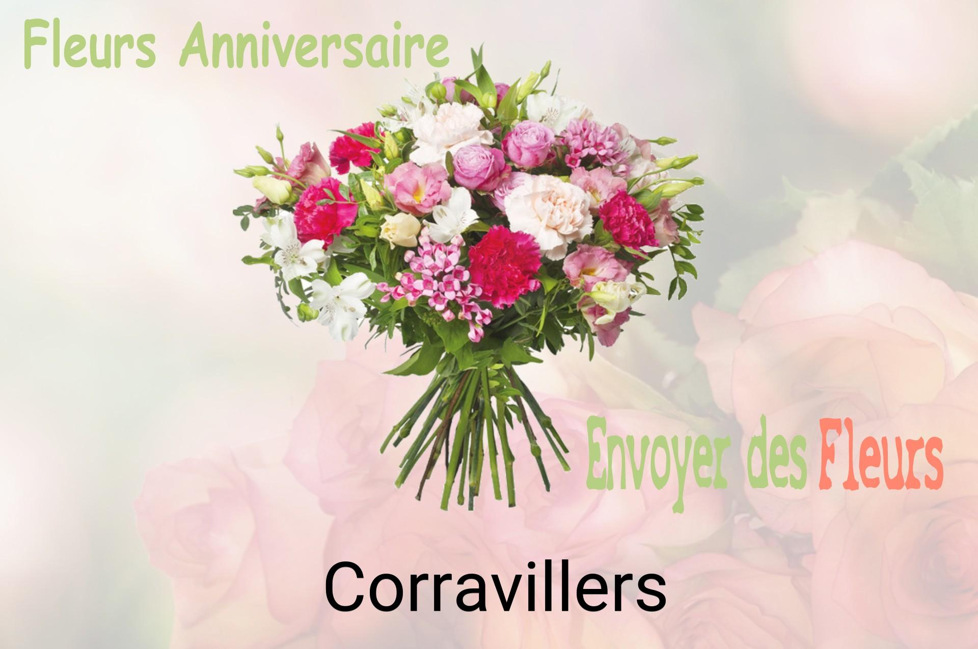 Bouquet de fleurs d’anniversaire livré à Corravillers
