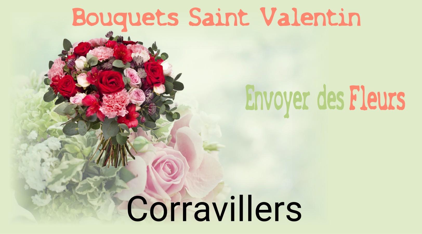 Roses de Saint-Valentin livrées à Corravillers